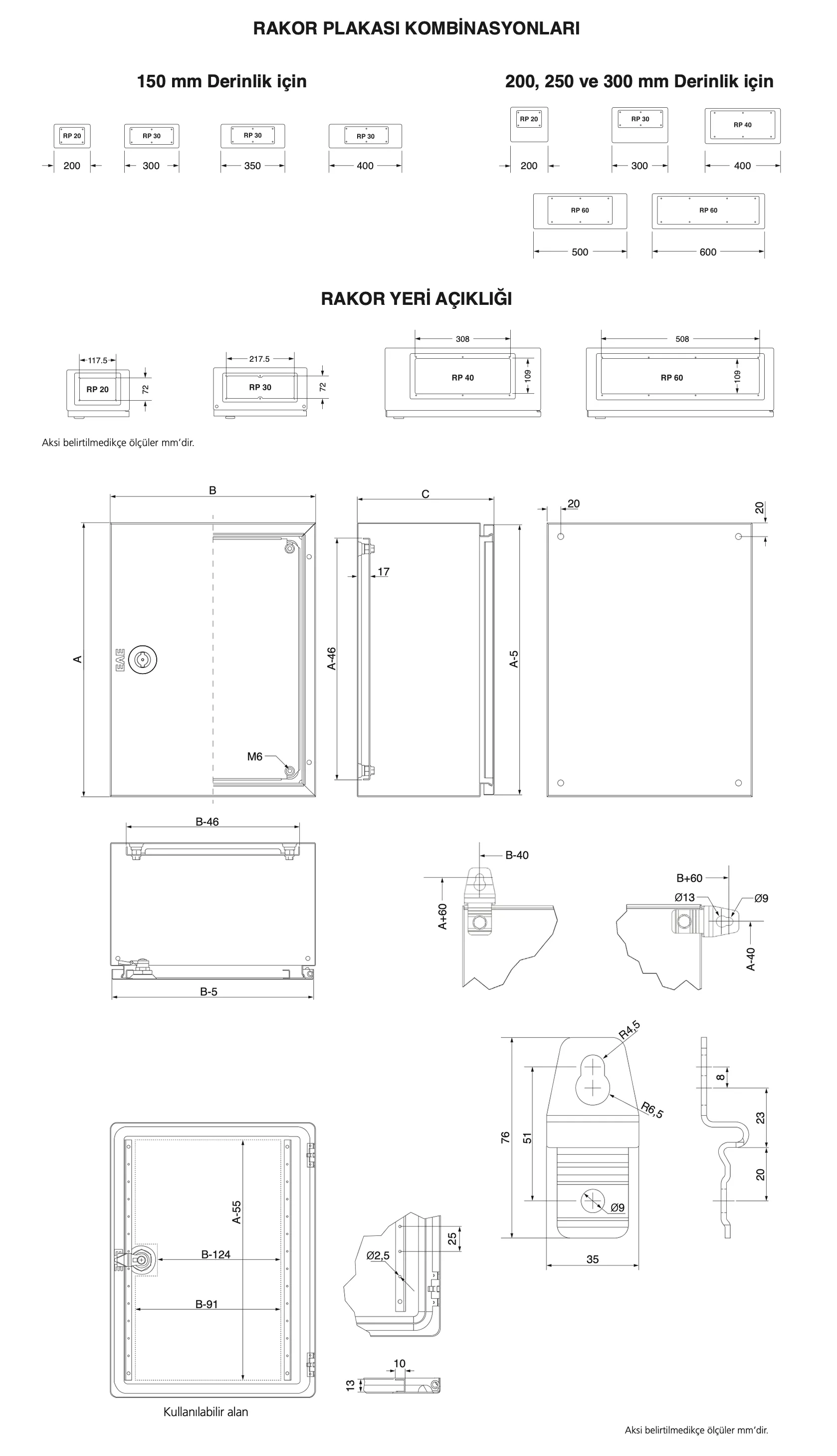 o-ve-m-serisi-standart-olculer