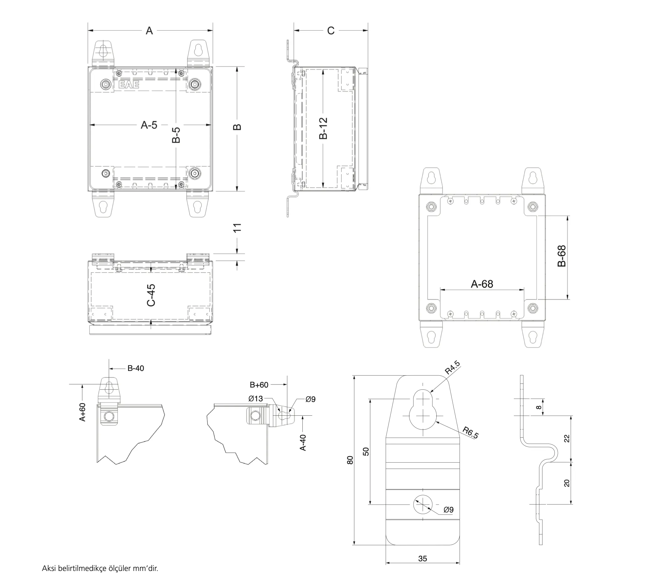 xt-serisi-standart-olculer
