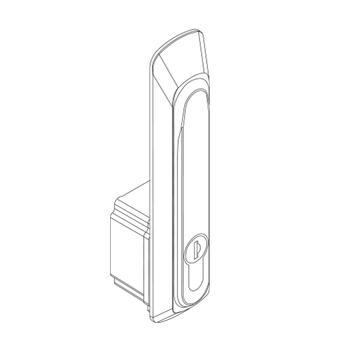 XS KT 01 Stainless-Steel Swinghandle Lock - XS KT