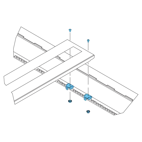 Cover Plate Standard Hinge Kit - EG OMT