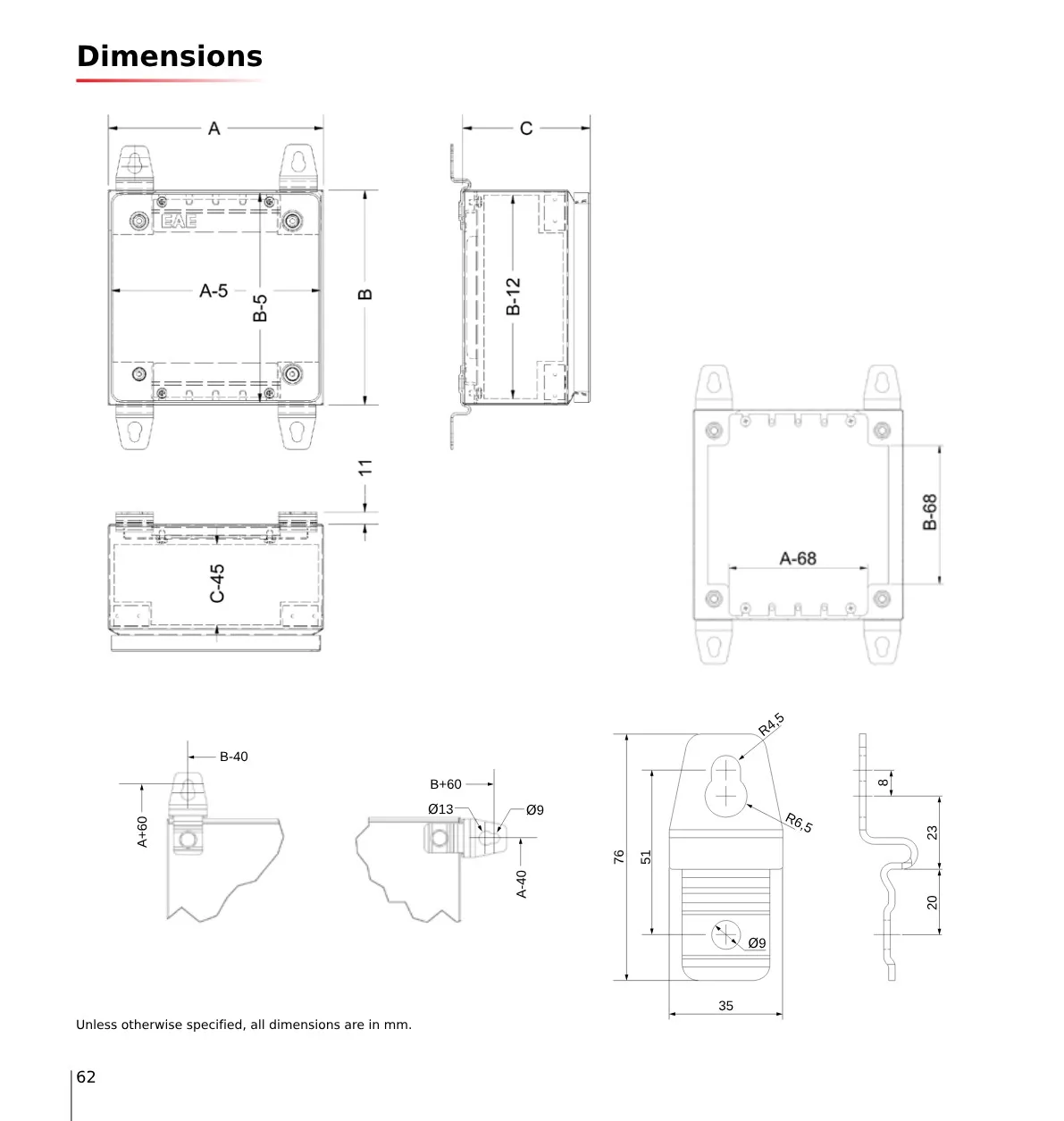 t-serisi-standart-olculer