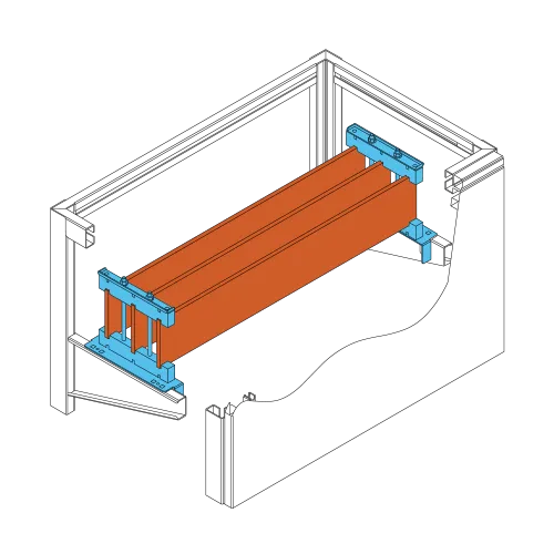 EB GT Insulator Set (Support Insulator Set)