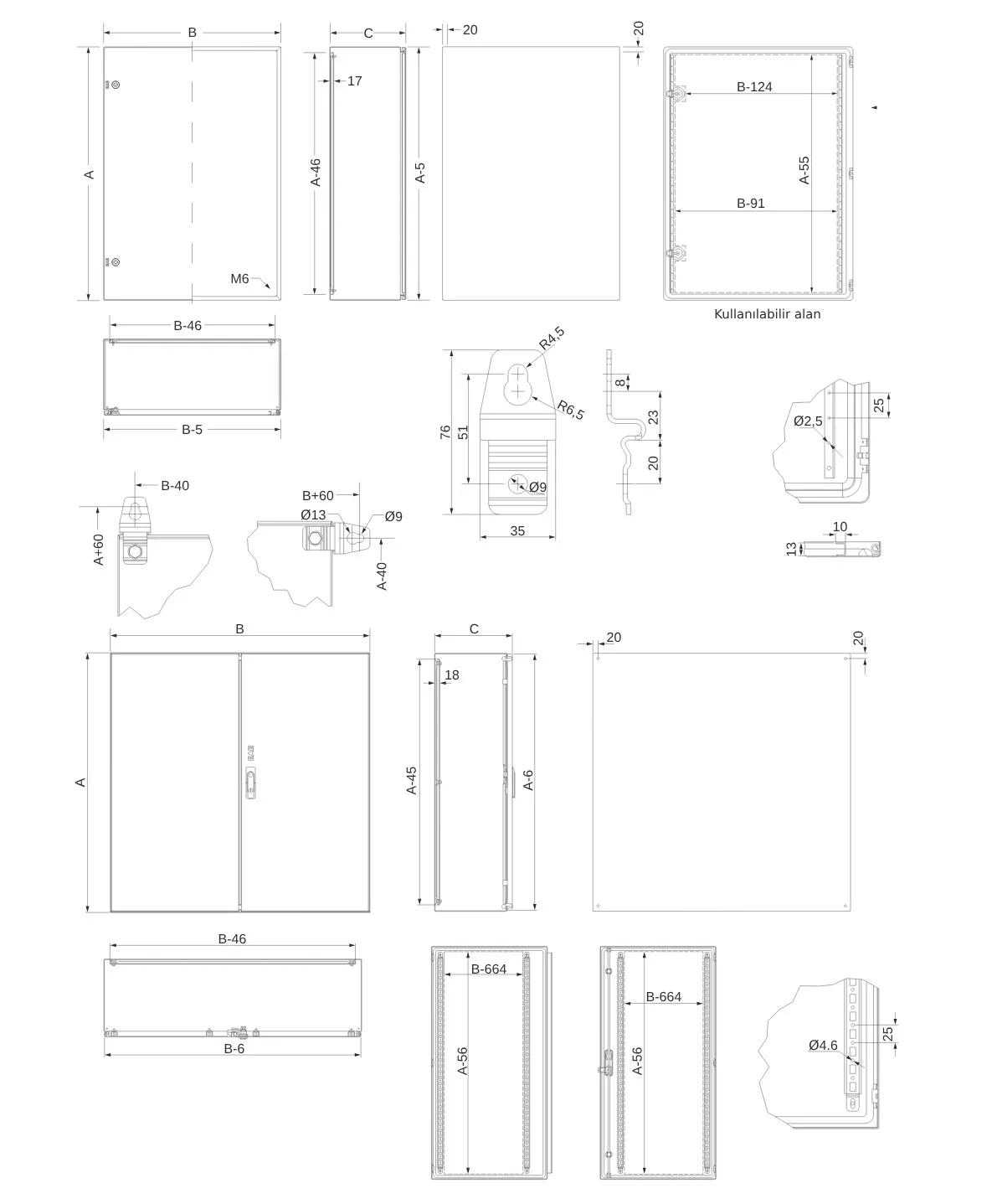 o-ve-m-serisi-standart-olculer