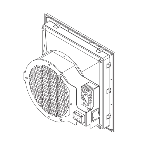 Fanlı Termostatlı Menfez - EG FAT